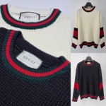 GUCCI 구찌 와플 라운드 니트