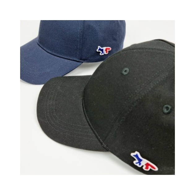 MAISON KITSUNE 메종키츠네 트리컬러 볼캡