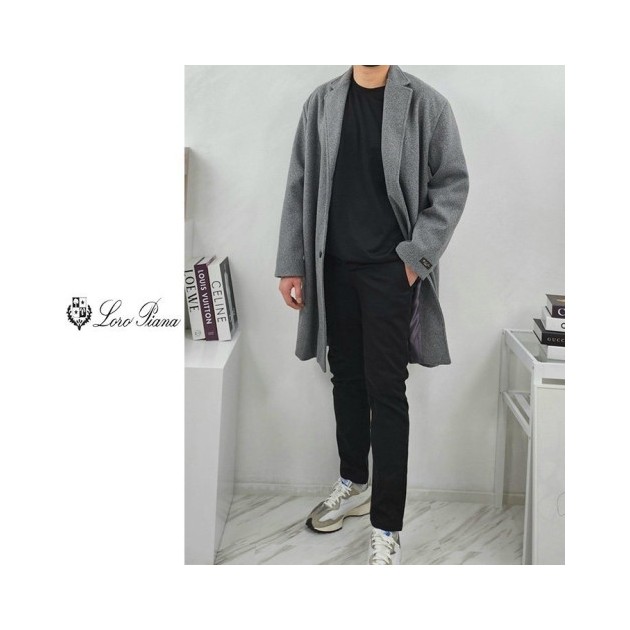 LOROPIANA 로로피아나 울 싱글 코트 4COLOR