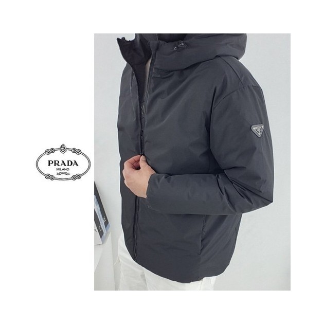 PRADA 프라다 삼각 로고 후드 패딩 3COLOR