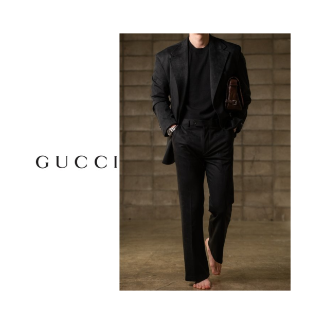 GUCCI 구찌 노치드스웨이드 셋업 2COLOR