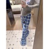 CHROME HEARTS 크롬하츠 이중오비 체크 팬츠 2COLOR