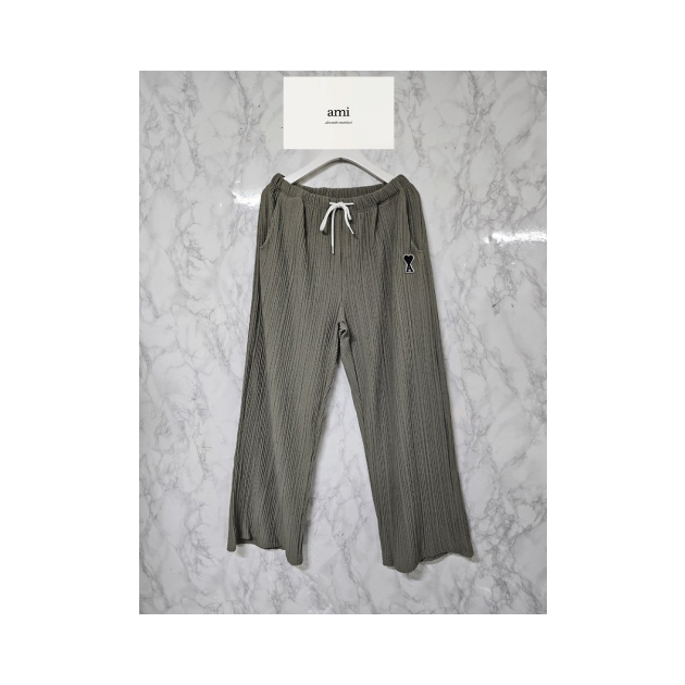 AMI 아미 플리츠 밴딩 팬츠 3COLOR