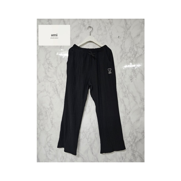 AMI 아미 플리츠 와이드 팬츠 2COLOR