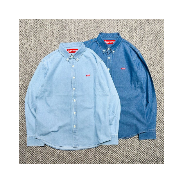 SUPREME 슈프림 패치 데님 셔츠