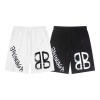 BALENCIAGA 발렌시아가 6420 그래피티 로고 스웨트 쇼츠