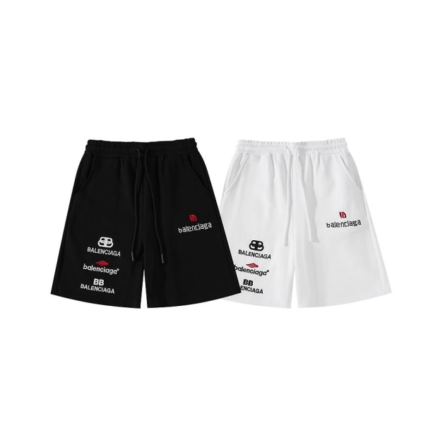 BALENCIAGA 발렌시아가 6424 멀티 로고 스웨트 쇼츠