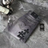 CHROME HEARTS 크롬하츠 크로스 가죽 패치 그레이진