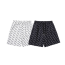 BALENCIAGA 발렌시아가 6455 올오버 로고 프린트 스윔 쇼츠