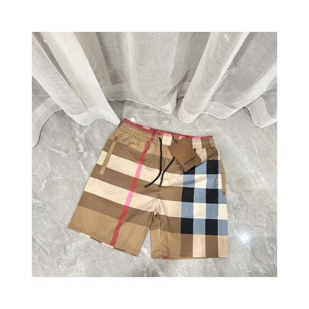 BURBERRY 버버리 나일론 체크 반바지