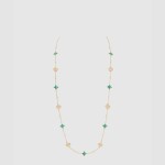 컬러 블라썸 BB 멀티 패턴 롱 목걸이 Q94887