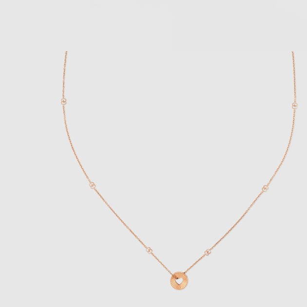 18k 하트 목걸이 729373