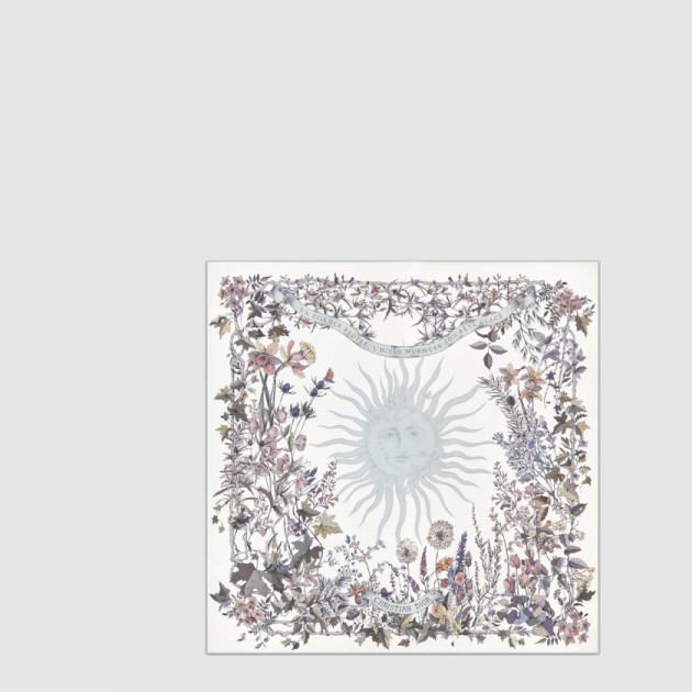 Dior 4 Saisons Hiver Soleil 90 스퀘어 스카프 42STA