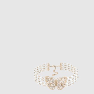 Toile de Jouy Papillon 초커 N3252